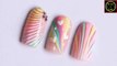 Pastel Rainbow Nails Art