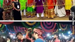 Devotees Sang National Anthem Before Garba Celebration At Vadodara