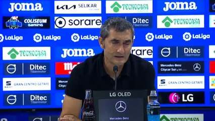 Valverde, tras el empate con el Getafe: "Posiblemente sea el partido más áspero de la temporada"
