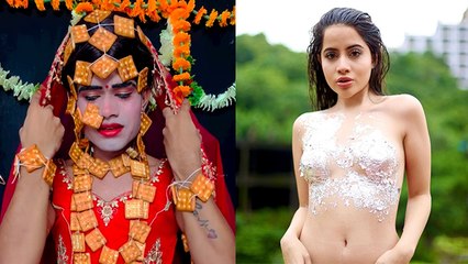 Urfi Javed माचिस के डिब्बे से बनी  Dress पहनेगी,इस शख्स की Viral Video से लिया Idea *Entertainment