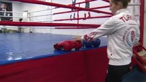 Milli boksör Gamze Soğuksu, hedeflerine ulaşabilmek için yoğun çalışıyor