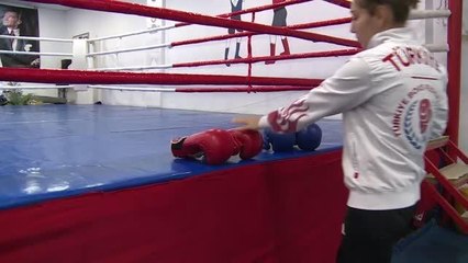 Milli boksör Gamze Soğuksu, hedeflerine ulaşabilmek için yoğun çalışıyor