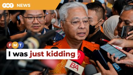 I was just joking, says PM on sacking PN ministers