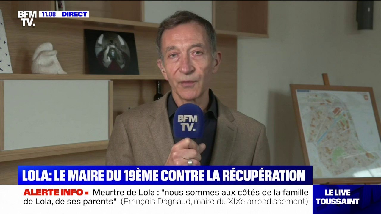 François Dagnaud sur le meurtre de Lola: "Le temps du deuil pourrait être un temps de silence politique et pas de récupération"