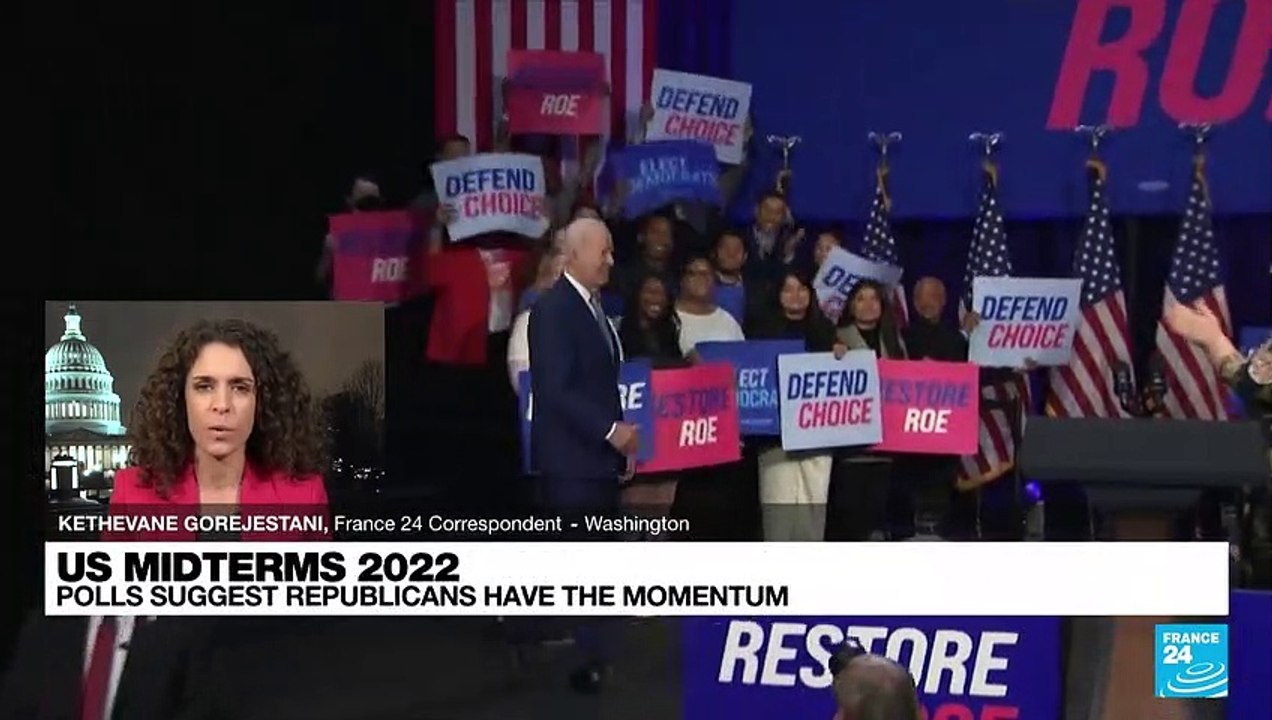 Biden seeks to put abortion battle at center of US midterms