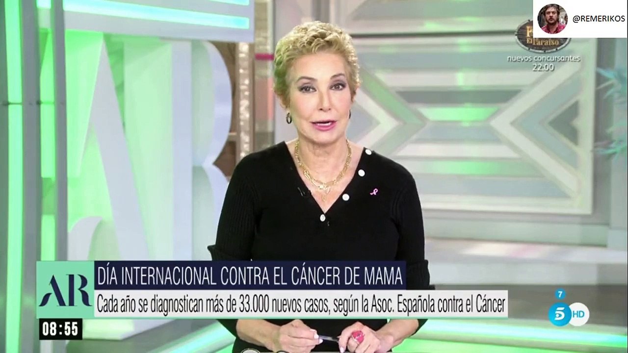 Ana Rosa Quintana habla sobre el cáncer de mama