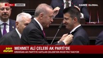 Mehmet Ali Çelebi AK Parti'de! Rozetini Cumhurbaşkanı Erdoğan taktı