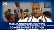 Congress President's Election: Mallikarjun Kharge Wins By More Than 6000 Votes, First Non-Gandhi President In 20 Years