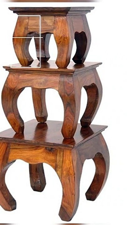 wooden stool set | solid wood furniture | wooden furniture