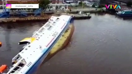 Kapal Hanyut di Pelabuhan Kumai, Gegara Apa?