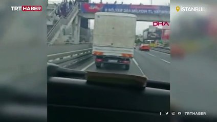 Hasta taşıyan ambulansa yol vermedi