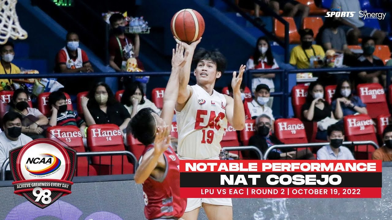 NCAA Season 98 | Notable Performance: Nat Cosejo (LPU vs EAC) | Men's Basketball Tournament Round 2