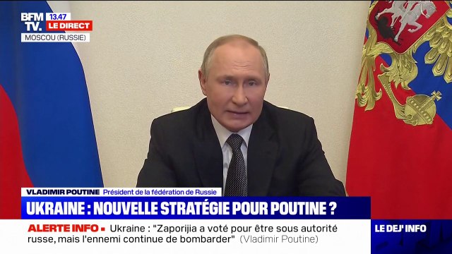 Vladimir Poutine qualifie les autorités ukrainiennes de suppôts d'Hitler et les accuse d'avoir mis la loi martiale en place