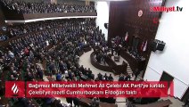 Mehmet Ali Çelebi'ye rozeti Erdoğan taktı: Mücadelenizde yanınızdayım