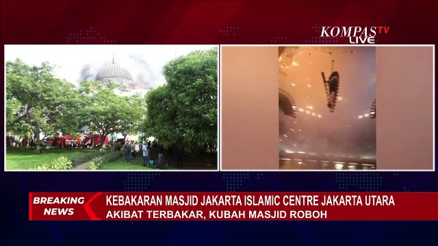 Polisi Ungkap Kronologi Kebakaran di Kubah Masjid Jakarta Islamic Center