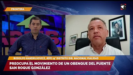 Preocupa el movimiento de un obenque del Puente San Roque González