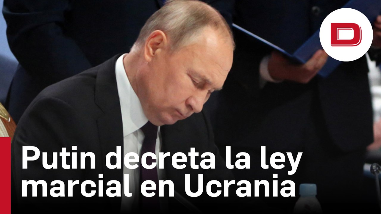 Putin decreta la ley marcial en toda la Ucrania ocupada por tropas rusas