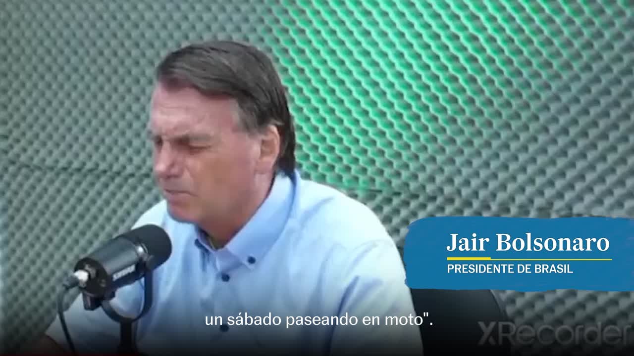 El momento en que Bolsonaro afirma haber un 'ambiente de ligue' con chicas venezolanas