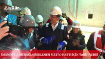 Ekrem İmamoğlu metro inşaatında kaynak yaptı, “muhteşem” diyerek o projeyi duyurdu
