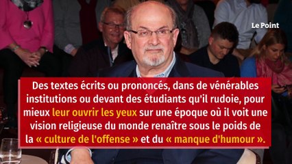 Censure, liberté : le formidable appel aux jeunes de Salman Rushdie