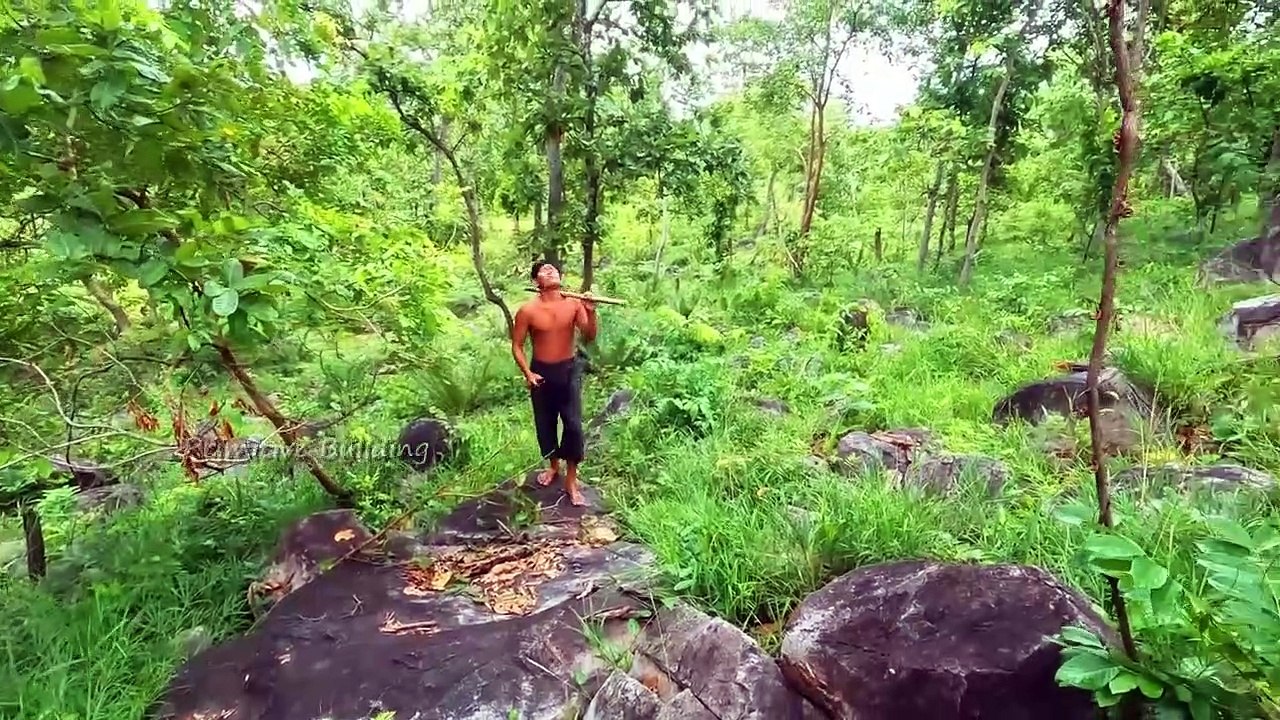 60 Day Building The Most Creative Luxury Villa Using wooden & bamboo In Jungle