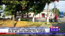 ¡A pedradas! ultiman un hombre en bo. San Ramón, Puerto Cortés