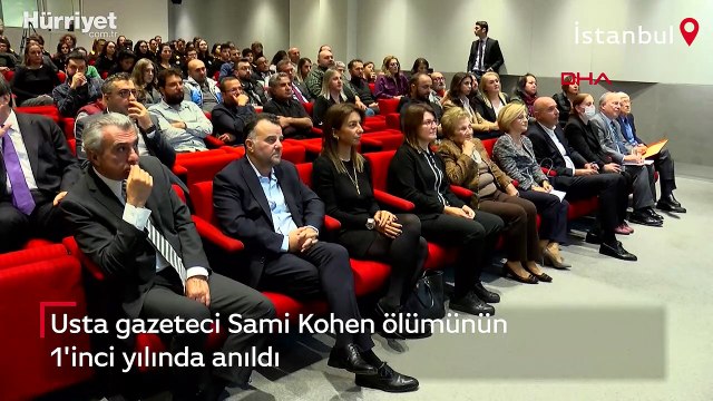 Usta gazeteci Sami Kohen ölümünün 1'inci yılında anıldı