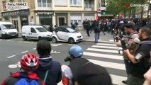Heurts en marge de la manifestation parisienne pour la hausse des salaires