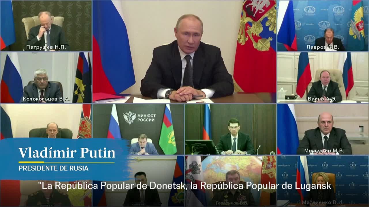 Putin: "He firmado un decreto para introducir la ley marcial en estas cuatro regiones"