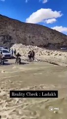 Ladakh bike ride accident #ladakh #bike