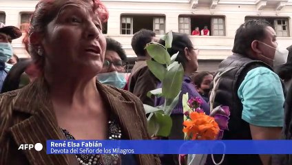 Señor de los Milagros vuelve a las calles de Lima tras la pandemia