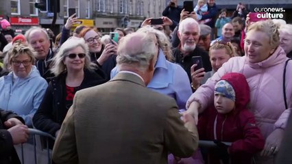 A painting by King Charles III is up for auction