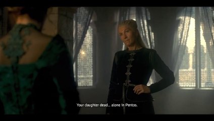 Rhaenys Targaryen learns about King Viserys' death - House of the Dragon Episode 9