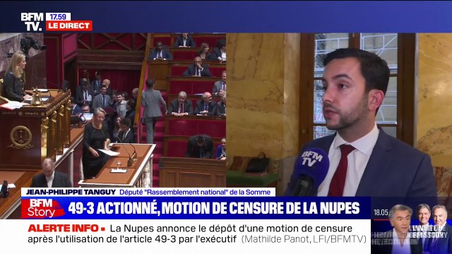 Jean-Philippe Tanguy (RN) sur le budget 2023: La Nupes a pris des positions toujours plus extrêmes dans ce débat parlementaire
