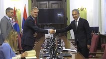 Belgrad Büyükelçisi Aksoy, Sırbistan Parlamentosu Dışişleri Komisyonu Başkanı ile görüştü