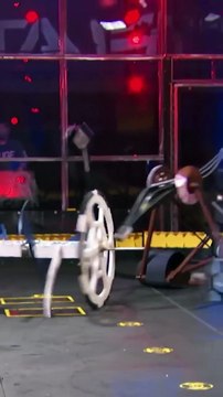 Now that's a somersault #battlebots #robotwars #robot #robotics #robots #battlebot #combatrobotics #combatrobots #engineering #robotcombat #itsrobotfightingtime #antweight #sawblaze #witchdoctor #whiplash #beetleweight #minotaur #robotfighting #meme #com