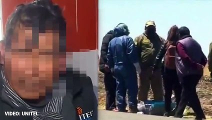 fingió atraco, relató cómo "mataron" a su esposa y lloró