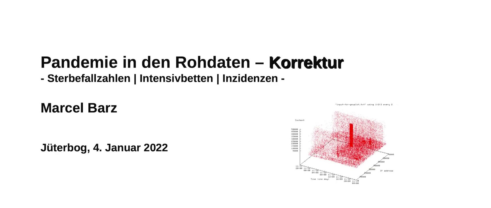 Die "Pandemie" in den Rohdaten - Korrektur | Marcel Barz  (2/2)