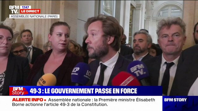 Boris Vallaud (groupe Socialiste): Avec le 49.3, c'est le gouvernement qui refuse de voter le budget de l'Assemblée nationale