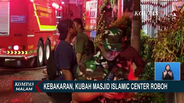 Kubah Masjid Jakarta Islamic Centre Roboh, Saksi Mata: Usai Salat Ashar Ada yang Teriak Kebakaran!