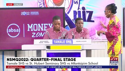 NSMQ2022: Quarter-Final Stage; Mfantsipim School vs Tamale SHS vs St. Hubert Seminary SHS -Joy News