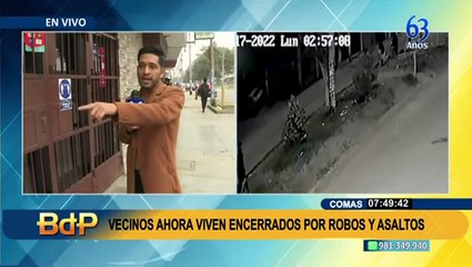 下载视频: Inseguridad en Comas: delincuentes rompen candados y roban pollería