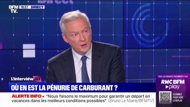Bruno Le Maire sur l'énergie: Un autre 'quoi qu'il en coûte' n'est pas possible