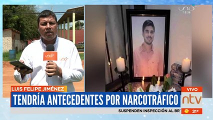 Felipe Jiménez tendría antecedentes por narcotráfico