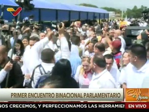 Llegada de la delegación de diputadas y diputados venezolanos a Cúcuta para el Encuentro Binacional