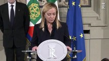 Giorgia Meloni presenta la lista dei ministri ma 'scambia' Zangrillo e Pichetto Fratin