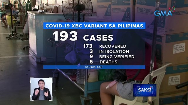 Local transmission ng Omicron XBB subvariant at XBC variant, kinumpirma ng DOH | Saksi