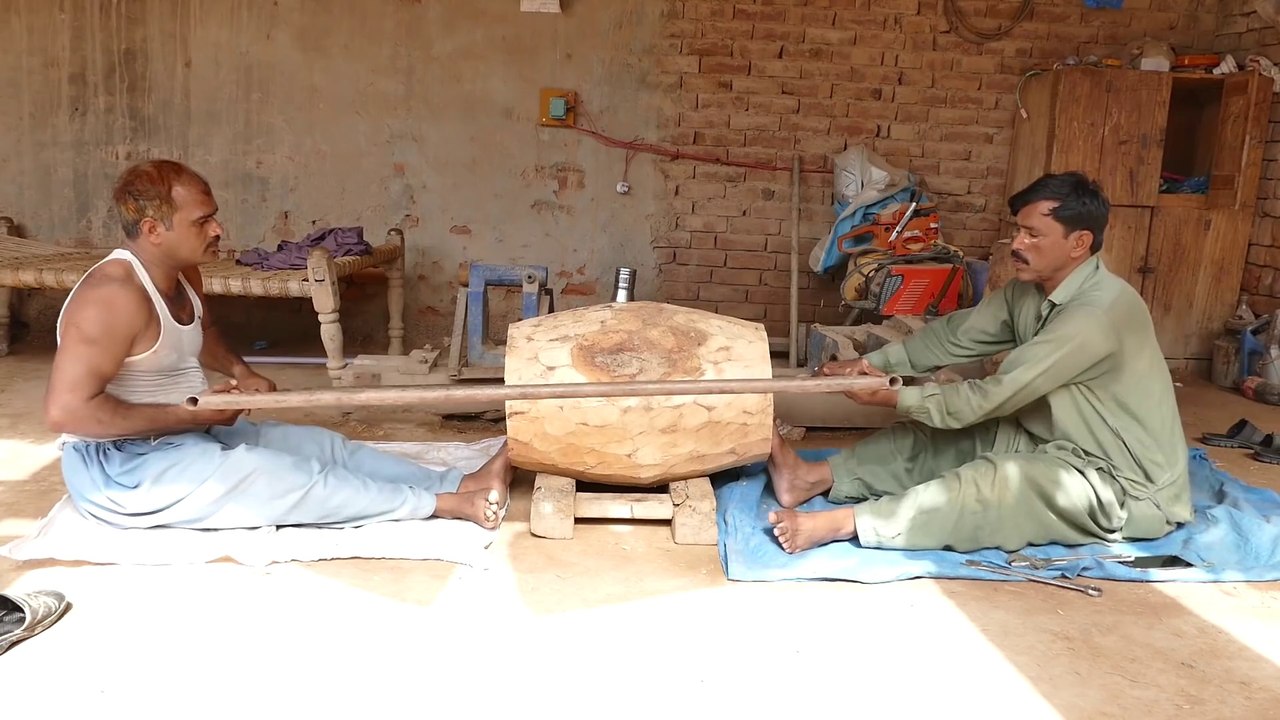Cara Membuat DHOOL Kayu dengan keterampilan luar biasa