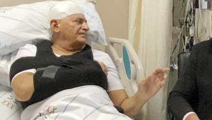 Binali Yıldırım'ın kaza yaptığı aracın fotoğrafı ortaya çıktı! Görenler "Mucize eseri kurtulmuş" diyor