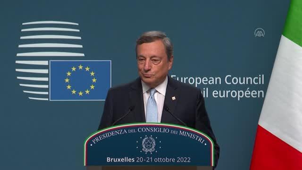 İtalya Başbakanı Draghi, AB Liderler Zirvesi'nin sonuçlarından memnun
